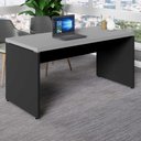 Ver imagem 1 de Escrivaninha Escritório 150cm X 70cm Pé Painel F5 Office