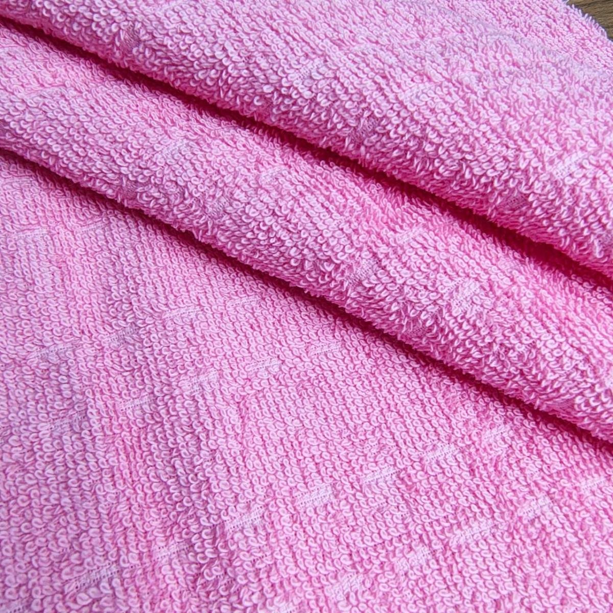 Toalha de Banho Dohler Multiarte Felpuda para Pintar Bordar:rosa Forte 10629 - 4