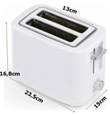 Ver imagem 4 de Torradeira Elétrica 720W 2 Fatias 7 Níveis Branca 127V