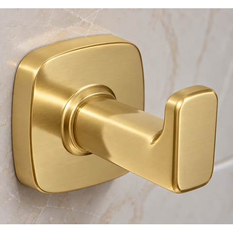 Gancho para Toalha Linha Vitalle Zamak - Dourado Matte