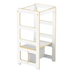 Torre Aprendizagem Resistente Mdf Premium Regulavel Branco - 2