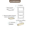 Ver imagem 3 de Torre Aprendizagem Resistente Mdf Premium Regulavel Branco