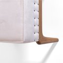 Ver imagem 4 de Puff de Madeira com Estofado Retangular Bell Creme - Straub Web