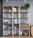 Ver imagem 2 de Guarda-Roupa Closet Easy 3 Peças 2 Gavetas Branco/Montana
