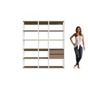 Ver imagem 6 de Guarda-Roupa Closet Easy 3 Peças 2 Gavetas Branco/Montana