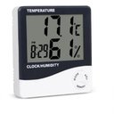 Ver imagem 3 de Termo Higrômetro Medidor Temperatura Umidade com Relógio Digital Pd-003