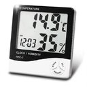 Ver imagem 1 de Termo Higrômetro Medidor Temperatura Umidade com Relógio Digital Pd-003
