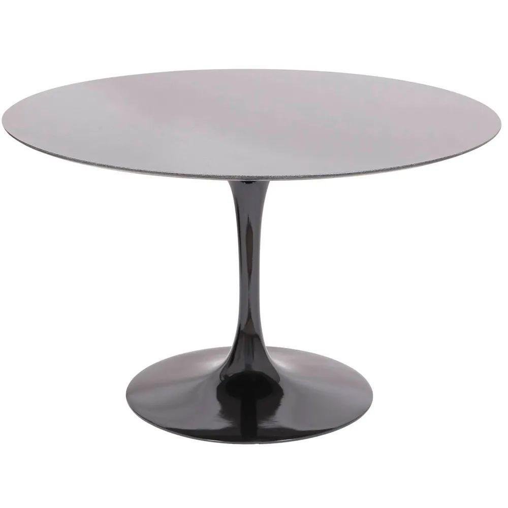 Mesa de Jantar Tulipa Saarinen 90 Cm Preto