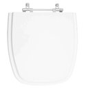 Ver imagem 1 de Assento Sanitario Poliester Fit Branco para Vaso Celite