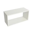 Ver imagem 1 de Nicho Retangular Decorativo 60 Cm Mdf Branco