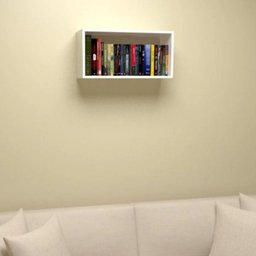 Nicho Retangular Decorativo 60 Cm Mdf Branco - 2