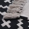 Tapete Artesan Geométrico 100% Algodão 50x80 cm Preto - 5