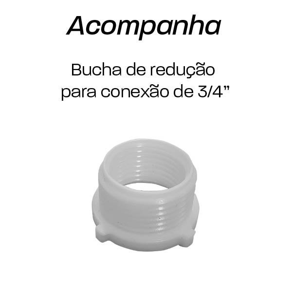 Torneira de Tanque/Máquina 1/4" volta - Ametista Cromado - 2