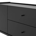 Ver imagem 4 de Rack para Tv até 75" 2 Gavetas 2 Portas Jasper 185 cm
