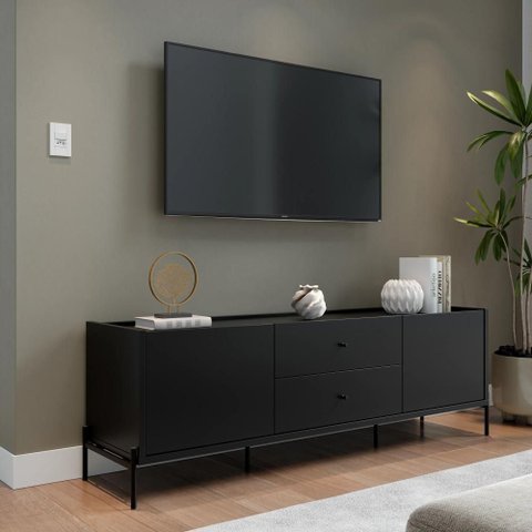Rack para Tv até 75" 2 Gavetas 2 Portas Jasper 185 cm