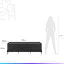 Ver imagem 6 de Rack para Tv até 75" 2 Gavetas 2 Portas Jasper 185 cm
