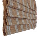Ver imagem 3 de Persiana Bambu Romana Bege 100 (L) X 180 (A) cm Cortina Madeira Roman Shade c/ Bandô 1,00 x 1,80
