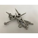 Ver imagem 3 de Parafuso Auto Brocante Tratado para Telha Acústica - 12-14X4 - 5,5X100MM PT04 - 700 Peças PARAFOR