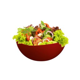Tigela Bowl Saladeira Travessa Funda Vermelha 2l - 2