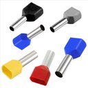 Ver imagem 3 de Terminal Pré-isolado Pino Tubular Duplo 10,0mm² - Vermelho - 50 Unidades