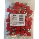 Ver imagem 6 de Terminal Pré-isolado Pino Tubular Duplo 10,0mm² - Vermelho - 50 Unidades