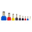 Ver imagem 4 de Terminal Pré-isolado Pino Tubular Duplo 10,0mm² - Vermelho - 50 Unidades