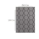 Ver imagem 5 de Tapete Func Hexagonal Grafite 1,50x2,00 - J Serrano