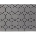 Ver imagem 1 de Tapete Func Hexagonal Grafite 1,50x2,00 - J Serrano