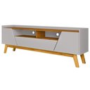 Ver imagem 6 de Rack para Sala de Estar Tv 70 Pol 180cm Morello B02 Off White Naturalle - Lyam Decor