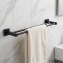 Ver imagem 2 de Toalheiro Suporte para Toalha Linear Athena 27332 Meber - Preto