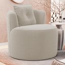 Ver imagem 2 de Poltrona Orgânica Living Bob com 01 Almofada Bouclê Bege - Desk Design