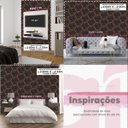 Ver imagem 4 de Papel de Parede 3d Auto Adesivo Geométrico Hexagono Luz Led Vermelha Decorativa Quarto Sala 12m