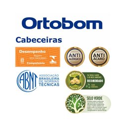 Cabeceira Murat Facto Nero Casal (9x140x125) - Ortobom - 4