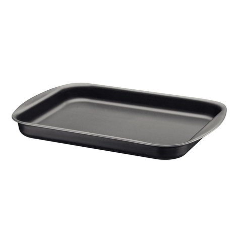 Assadeira Rasa Alumínio 40cm Silicone Grafite Tramontina