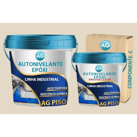 Autonivelante Industrial Bege Claro AG - RAL1013 Resinas ag Autonivelante Industrial AG 15KG