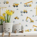 Ver imagem 1 de Papel de Parede Infantil Carrinhos Mod 22-60x300cm