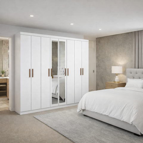 Guarda Roupa 8 Portas Espelho Gran Prime-grand Line