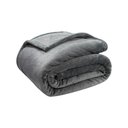 Ver imagem 1 de CAMA COBERTOR CASAL VELOUR SUPERSOFT 300 REF 112593 CINZA .