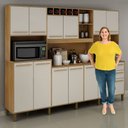 Ver imagem 6 de Armário para Cozinha 12 Portas 3 Gavetas Agata Valdemóveis