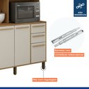 Ver imagem 5 de Armário para Cozinha 12 Portas 3 Gavetas Agata Valdemóveis