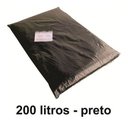 Ver imagem 1 de 15 Kg Saco de Lixo 200 Litros Preto 200l Reforçado 0,2 Micra