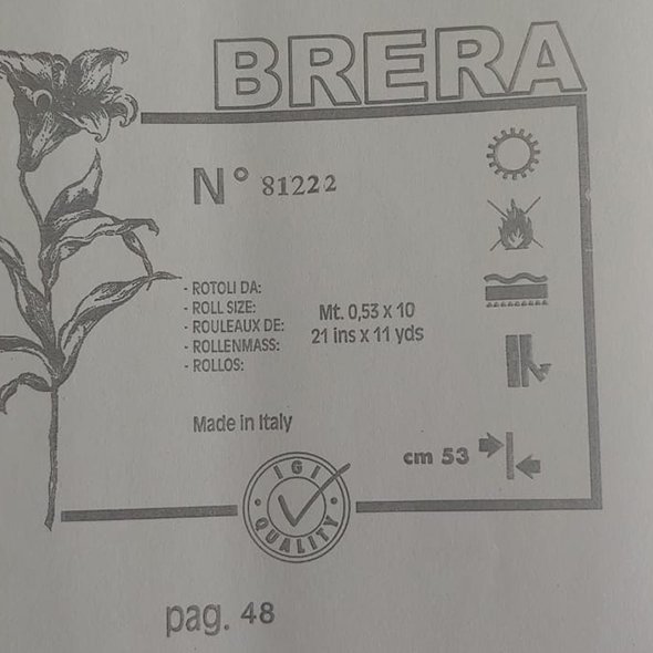 Papel de Parede importado Italiano - Coleção Brera - 81222 - Bege e Off White - 3