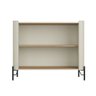 Balcão Buffet Bend 99 cm Louro-Luna Incolar F830L LL/DO - 3