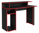 Ver imagem 3 de Mesa Escrivaninha Gamer Organizadora com Nichos para Computador Preto - Art In Móveis