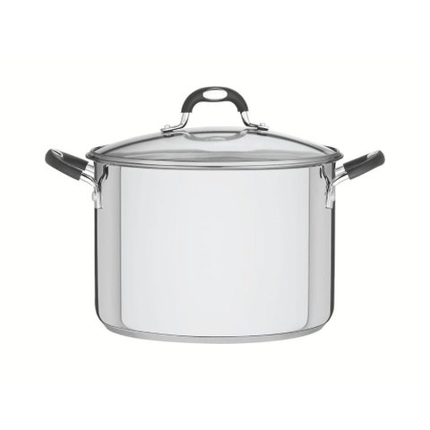 Caldeirão Tramontina Astro Aço Inox Tampa de Vidro 28 Cm 11,4 Litros