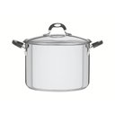 Ver imagem 1 de Caldeirão Tramontina Astro Aço Inox Tampa de Vidro 28 Cm 11,4 Litros