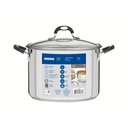 Ver imagem 4 de Caldeirão Tramontina Astro Aço Inox Tampa de Vidro 28 Cm 11,4 Litros