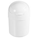 Ver imagem 1 de Cesto com Tampa Basculante 21cmx32,5cm Branco - Ct5/br1 - Astra Cesto C/tampa Basc.21x32,5 Branco As