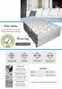 Ver imagem 2 de Cama(Box Solteiro+Colchão Misto) 88x188x20 Sintético Branco