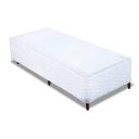 Ver imagem 1 de Cama(Box Solteiro+Colchão Misto) 88x188x20 Sintético Branco